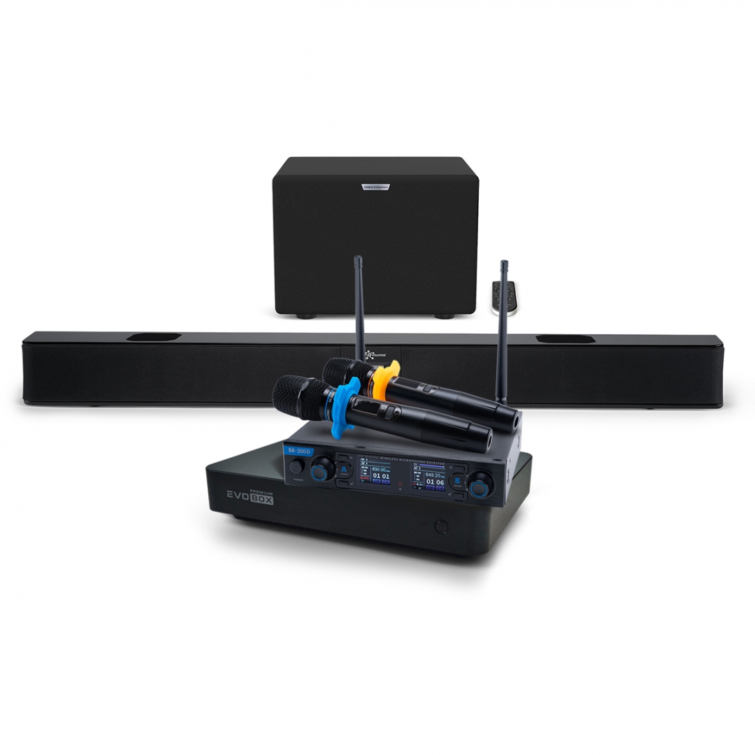 Hi-End караоке-система EVOBOX Premium + EvoSoundBar (саундбар с караоке) в Оренбургской области