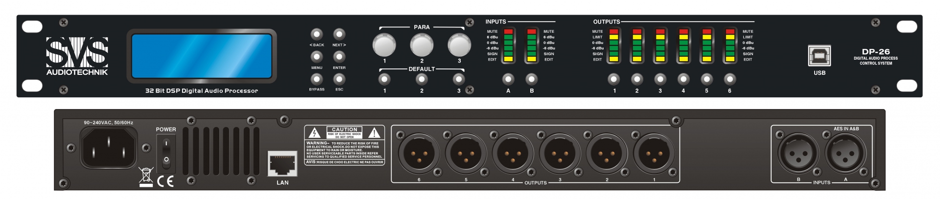SVS Audiotechnik DP-26 Цифровой процессор: 2 входа 6 выходов в Оренбургской области