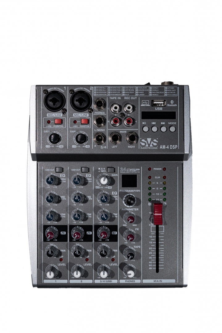 SVS Audiotechnik mixers AM-4 DSP Аналоговый микшерный пульт, 4-канала в Оренбургской области