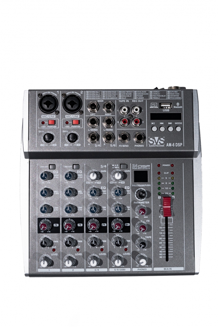 SVS Audiotechnik mixers AM-6 DSP Микшерный пульт аналоговый, 6-канальный SVS Audiotechnik mixers в Оренбургской области